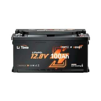 Baterija LiTime 12V-100Ah H190 LiFePO4 (Low Temp+Bluetooth)