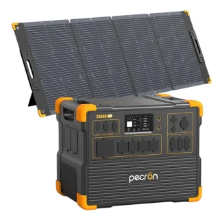 Baterijski generator PECRON E3600LFP 3600W + 1x 200W solarni panel