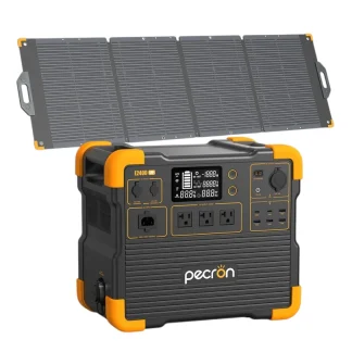 Baterijski generator PECRON E2400LFP 2400W + 1x 200W solarni panel