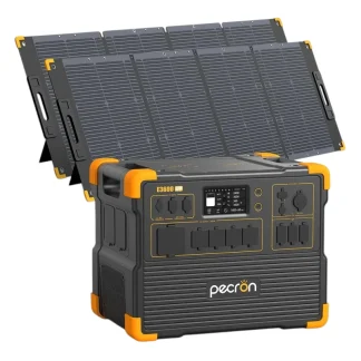 Baterijski generator PECRON E3600LFP 3600W + 2x 200W solarna panela